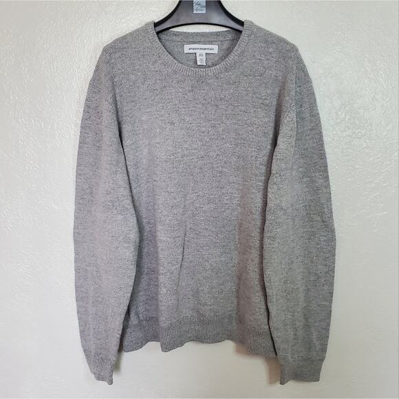Amazon Essentials Men's Midweight Crewneck Sweater Gray Size XXL - Picture 2 of 5
